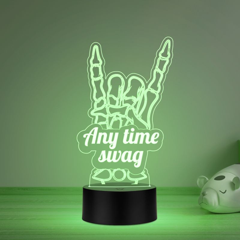Any time Swag Night lamp for Home Decor